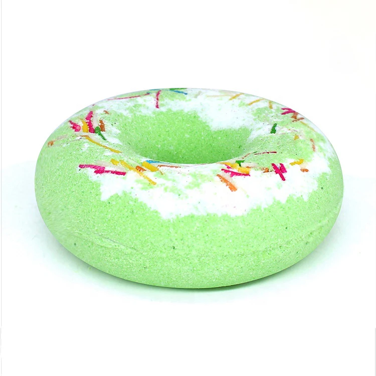 Custom 100g Natural Donut Shape Bath Bombs Moisturizing Bath Fizzer