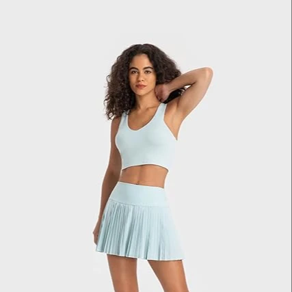 Gym Clothing Workout Women Skirts High Waist Breathable Lightweight Running Golf Pickleball skirt Tennis Short Pleated Skirt Wom