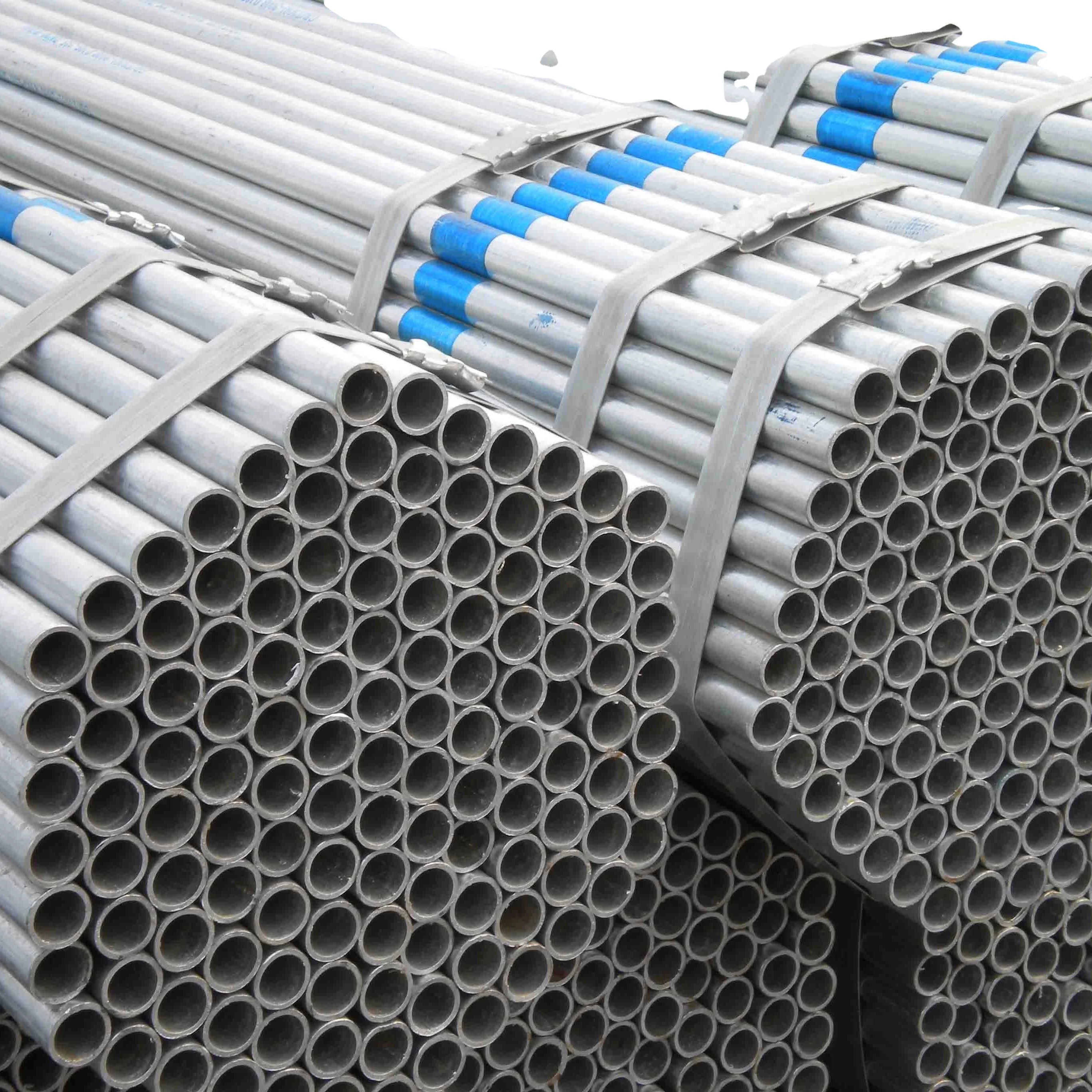 Hot-dipped galvanized steel pipe  and scalffolding tubs used for greenhouses