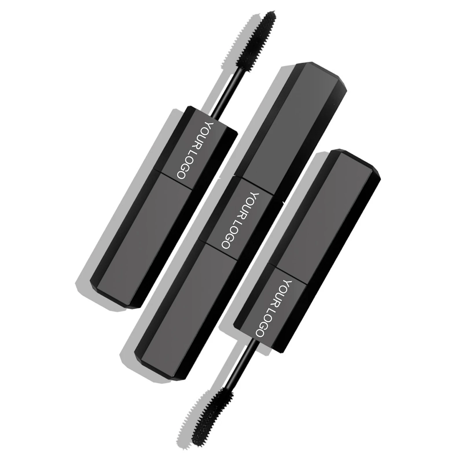New  Mascara  with your own logo  Black Mascara  waterproof  Smooth  Long lasting  2 in  1 Mascara