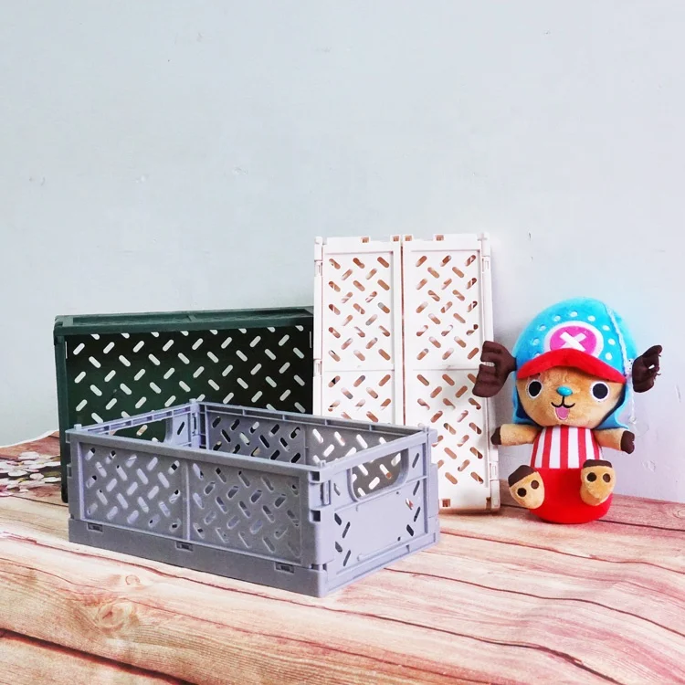 Многоразовые деревенские Мини-Ящики для молока японские складные пластиковые ящики хранения