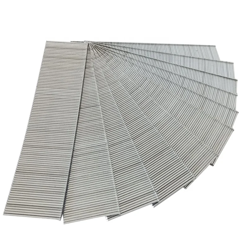 18 Gauge F50 Sofa Pin Stapler Galvanized Pneumatic Brad Head Nails Spiral Shank Type for Staple Gun