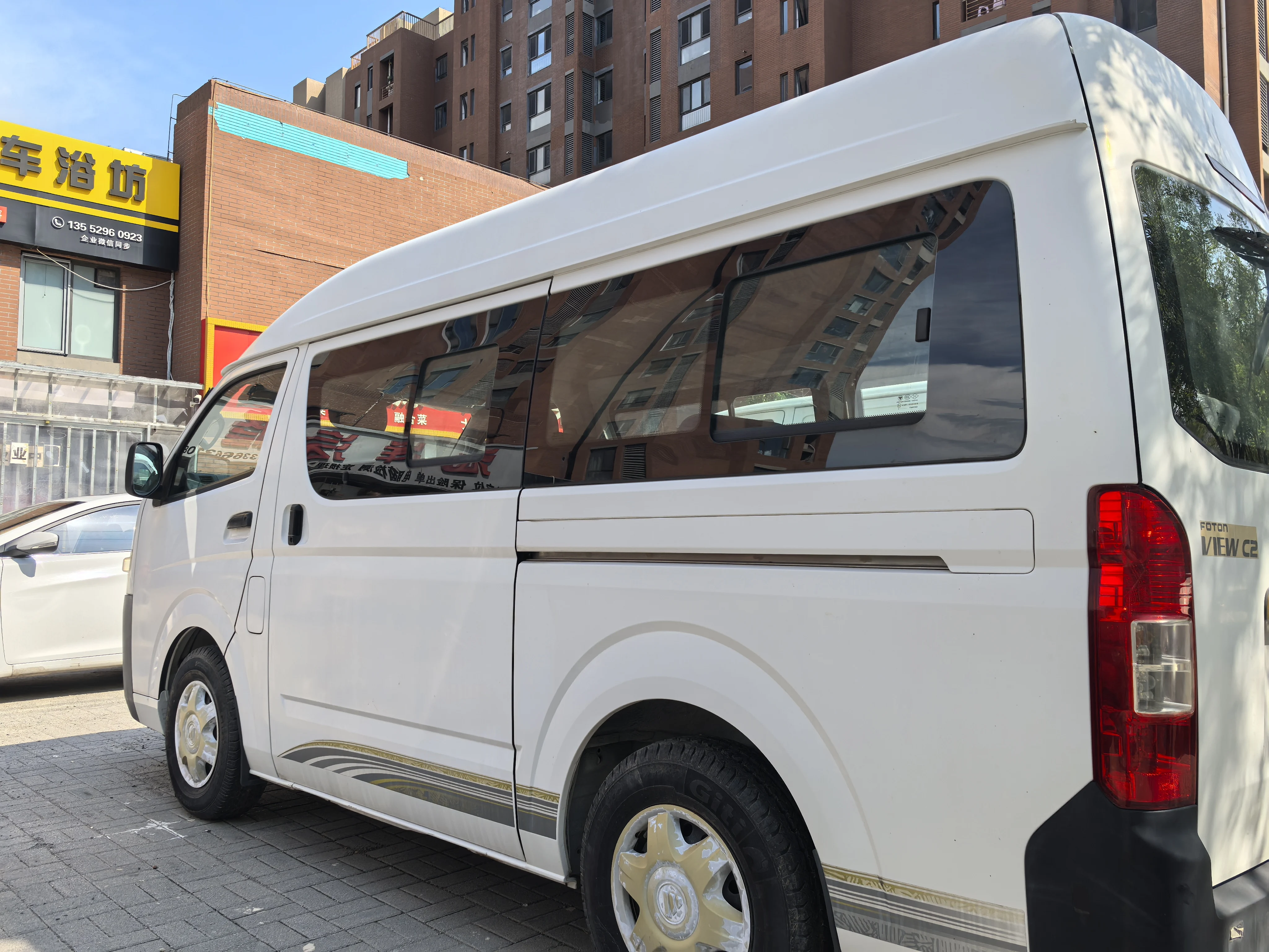 17 seats Foton View CS2  C2 Euro 6 city mini van bus cargo van bus