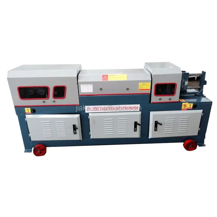 Automatic iron wire straightening and cutting machine