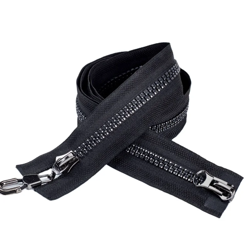 3#5#8#10# Plastic Resin long chain Zipper For Clothes Eco-Friendly Zipper Manufacture Fancy