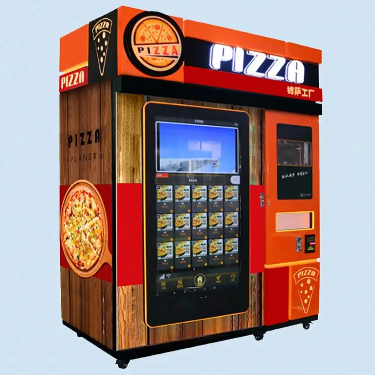Pizza Automatic Vending Machine Standing Machines Hot Food Cheapest for