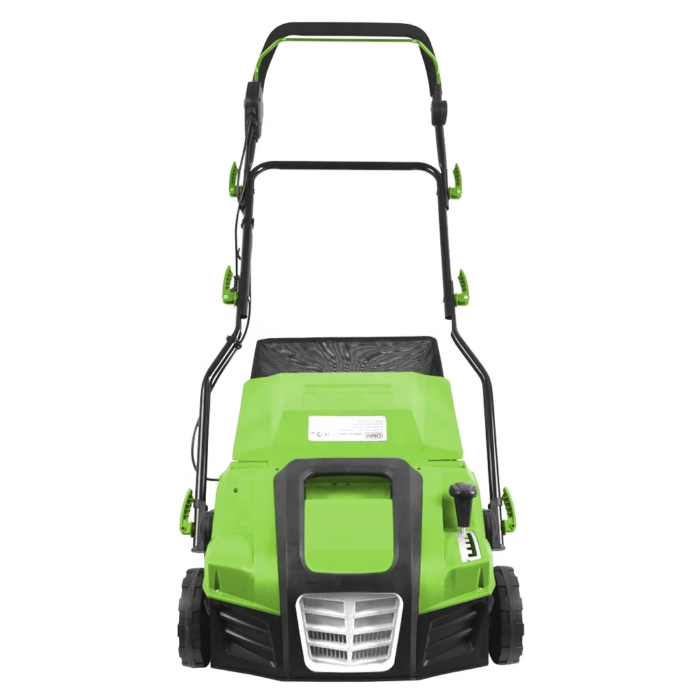 VERTAK 1800W Electric 2 in 1 Garden Scarifying Machine Hand Push Lawn Scarifier And Aerator