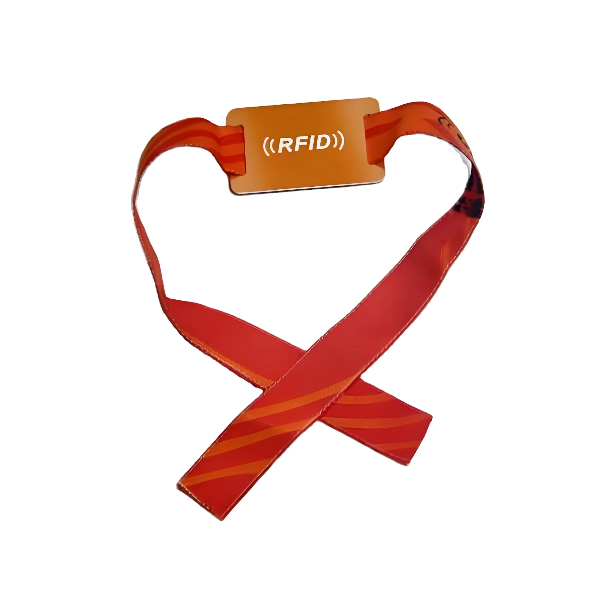 Фестиваль RFID NFC браслет с печатью ткани под заказ 13 56 МГц контроль доступа ntag213 nfc тег