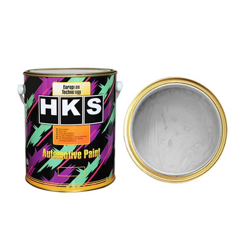 2K цветная автомобильная краска с жемчугом белая автомобильная краска 2K однотонная Автомобильная аэрозольная краска