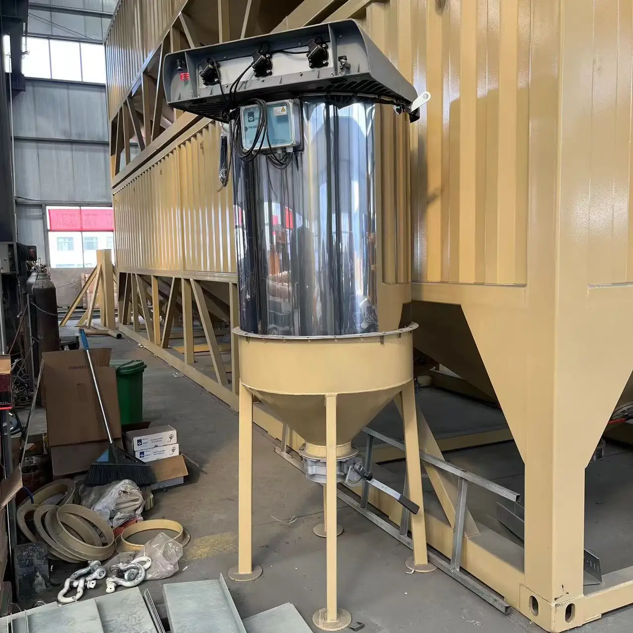 Pulse Jet Dust Collector Bag Filter Baghouse Dust Remove System