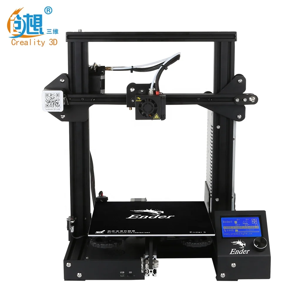  3D-принтер Creality Ender-3 220*220*250 мм для 3D-принтера I3 моделирования ABS от оригинального