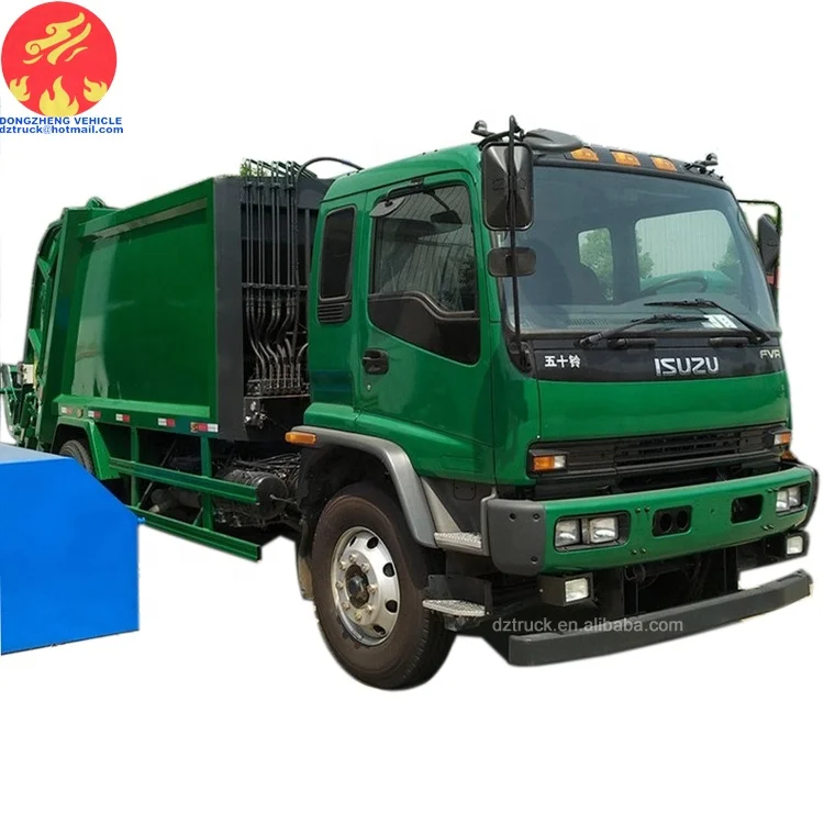 FVR Qing ling 14000liters 4X2 refuse compactor truck for sale