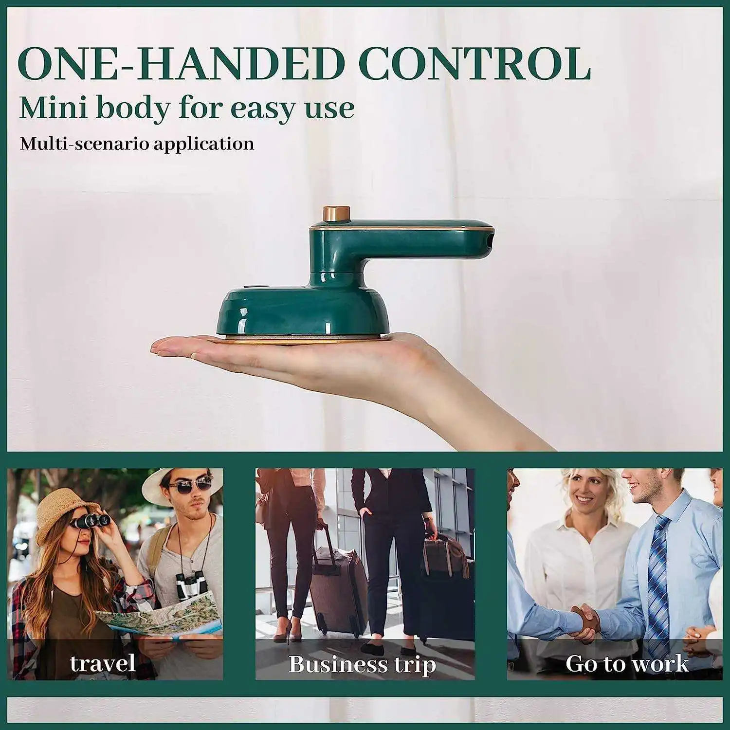 Portable Steam Iron Mini Wet Dry Ironing Machine Professional Household Fast Heating Wired Small Electric Irons