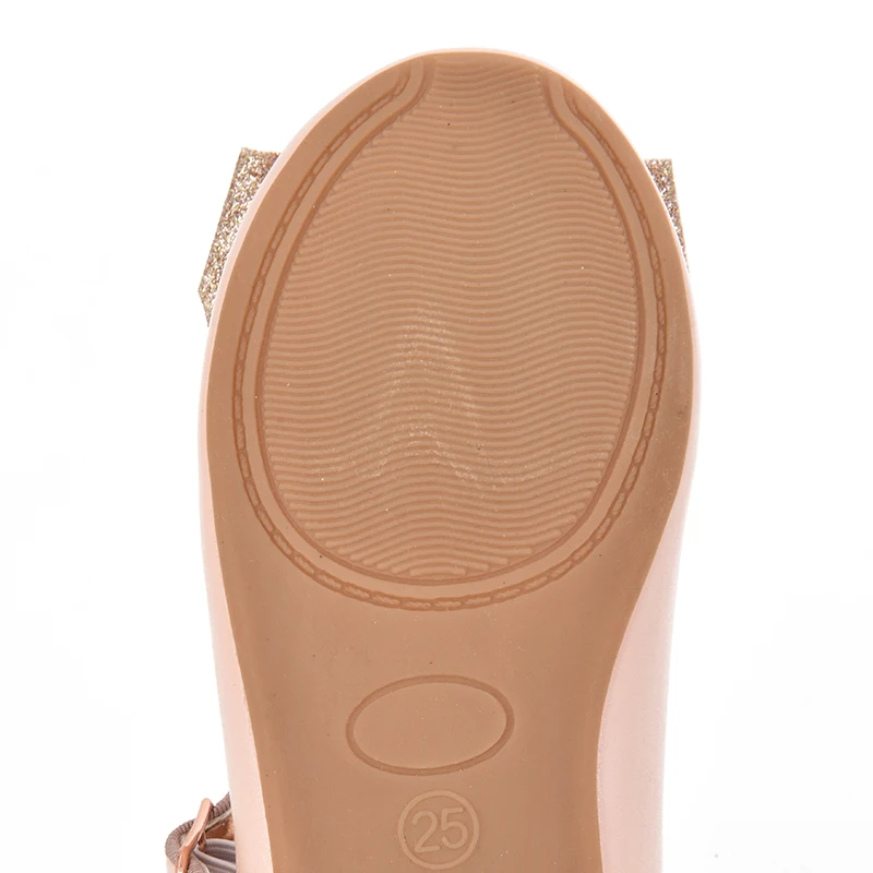 
Princess bow slip for children flat shoes black girls casual shoes factory direct sale 