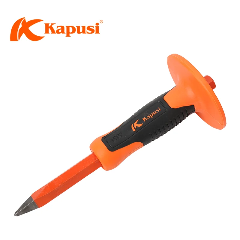 KAPUSI K-9643 Профессиональные ручные инструменты для резьбы по камню стальными и пластиковыми ручками дереву бетону