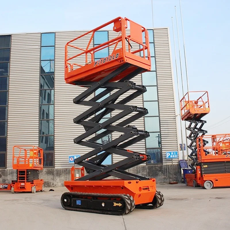 Fully Self Propelled Lifting Platform 10 Meters 12 Meters 14 Meters Lifting Height Hydraulic Aerial Work Platform