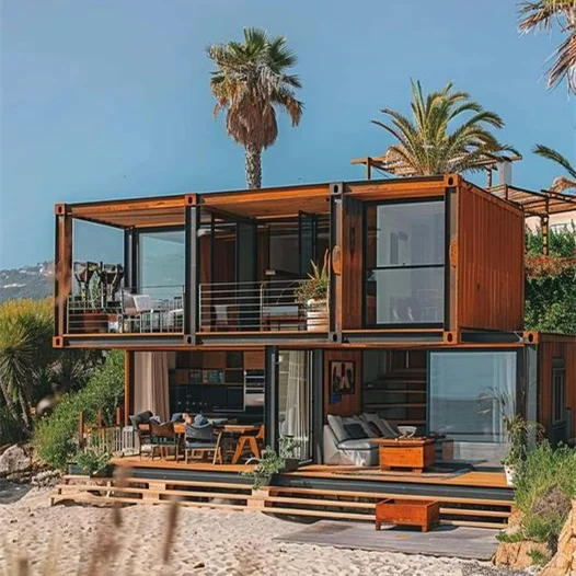 3D Design Prefab Light Steel Framing Modular Prefab Luxury Shipping Container Home Prefabricated House Villas for Sale