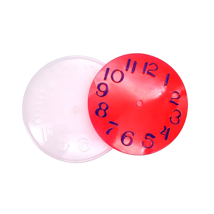Customized Food Grade DIY Handmade Round Clock Shaped Epoxy Resin Silicone Molds