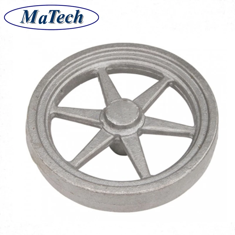 Flywheel 50KG 56KG 65KG Custom Iron Cast Flywheel With Sandblasting OEM
