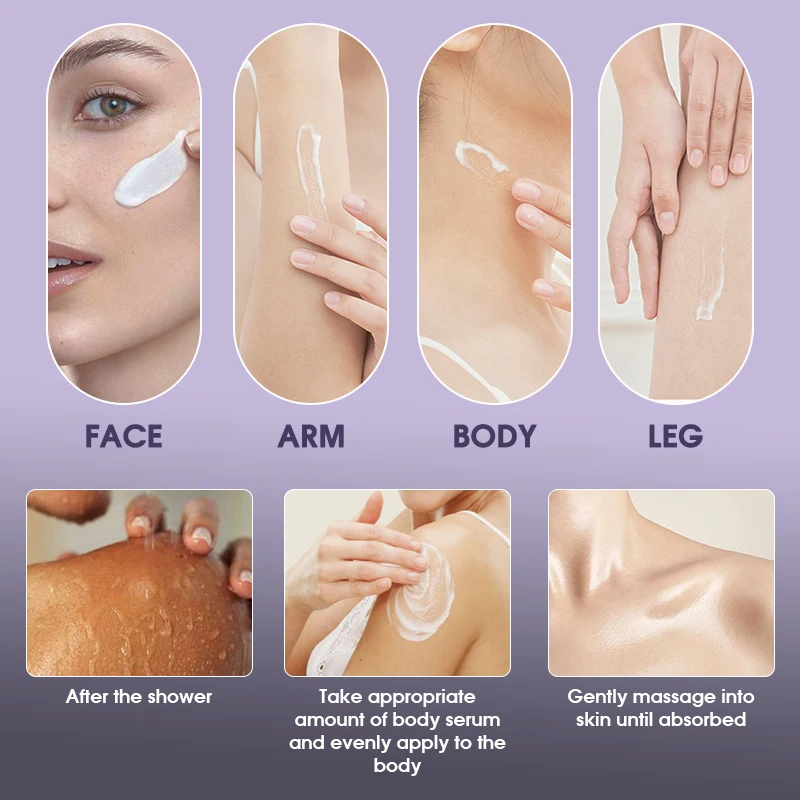 Best Selling Body Lotion Sulfate-Free Lightening Skin Revitalizer and Organic Niacinamide Glutathione Brightening Body Lotion