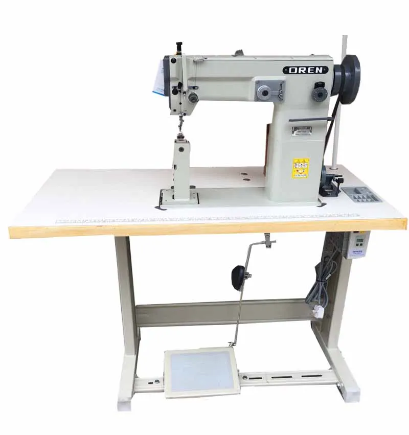 Post Bed Zigzag Leather Sewing Machine Shoe Stitching Sewing Equipment Clothing Herringbone Decorative Sewing Machine RN-1630
