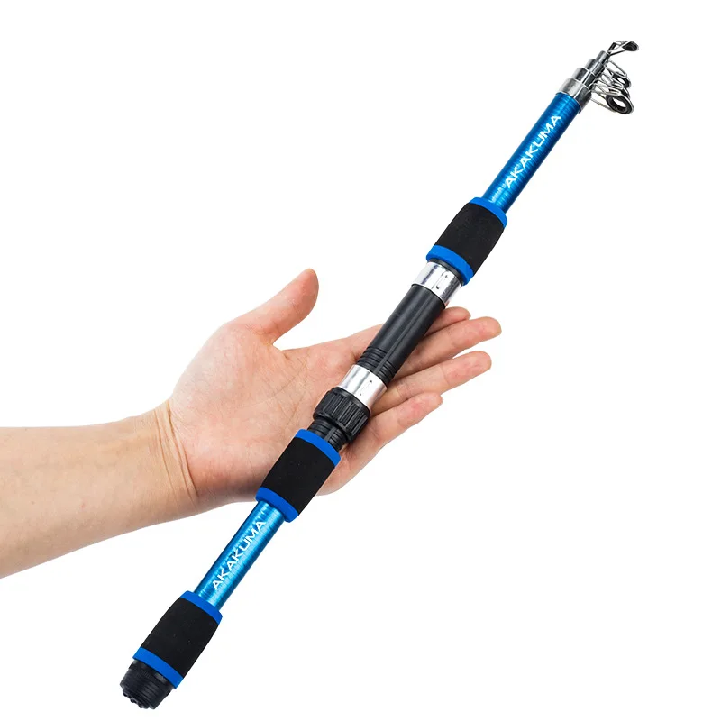 Wholesale 1.8M Sea Rods Combo Ultra Hard Portable Sea Rod Long Throw Fishing Rod Fiberglass Fishing Pole