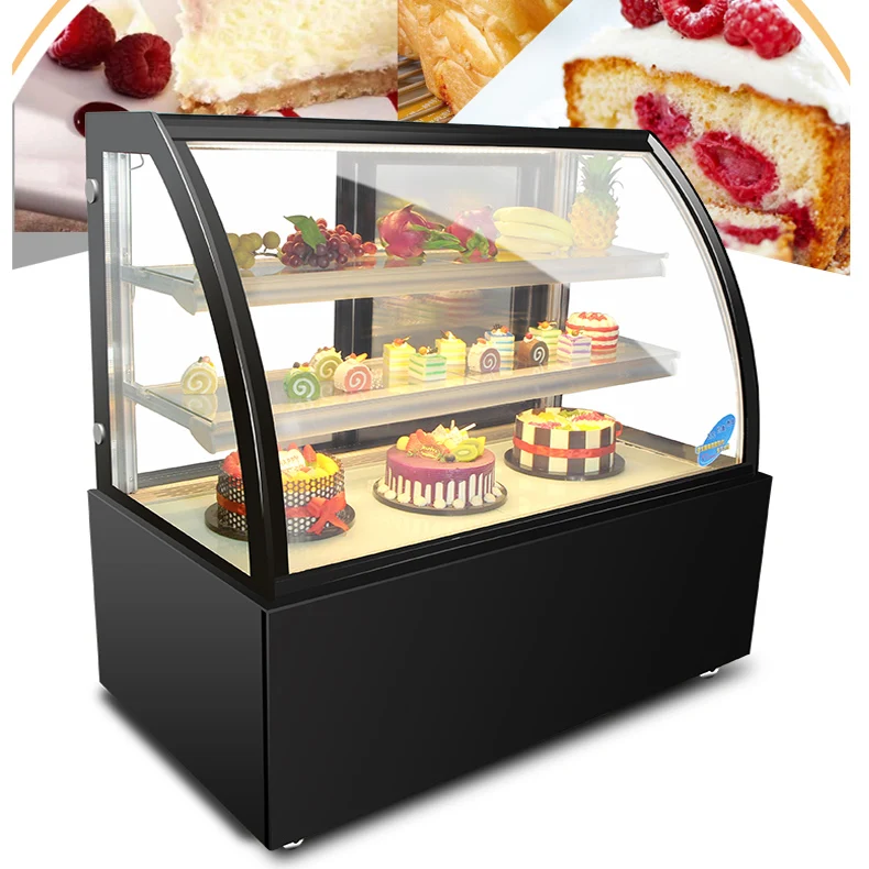 Commercial round refrigerator pastry cake display  refrigerators display cheese