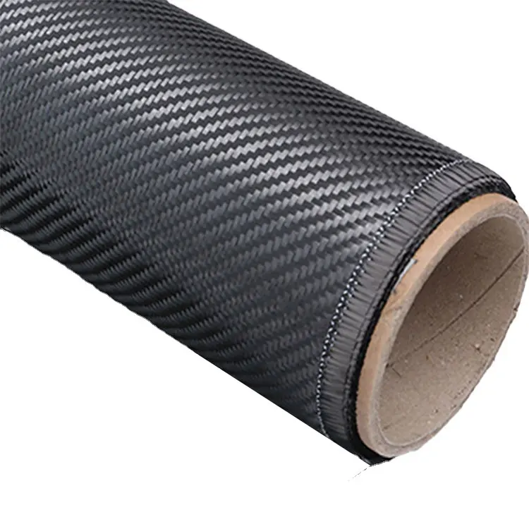 1K 150g Carbon Fiber Cloth Black Manufacture Fabric Roll for Building Boat Yacht RC Planes