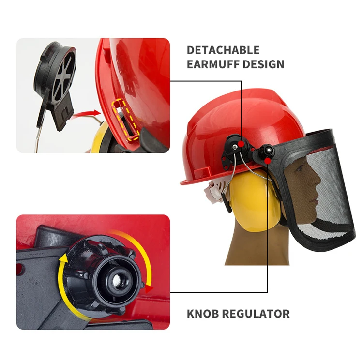 Gardening guard mowing face guard iron wire anti-dust sawdust chain saw garden iron mesh protective equipment shield