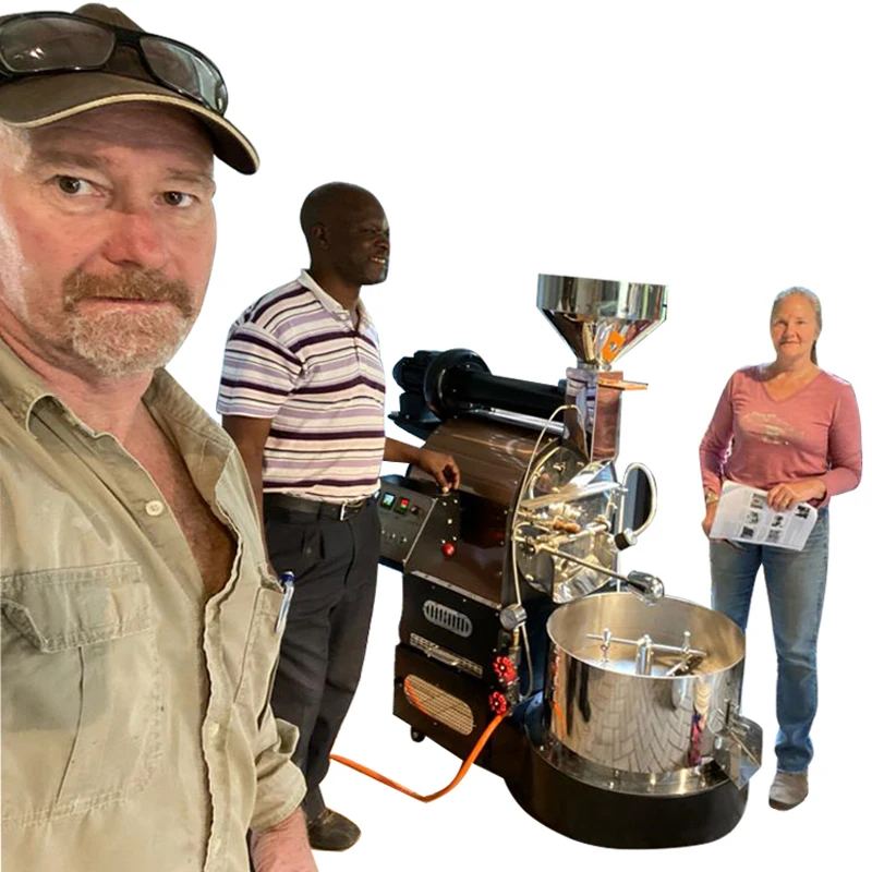 High Quality Antique 3kg Coffee Bean Roaster For Sale,  Hot Air Roaster 3kg 6kg 12kg For Ethiopia