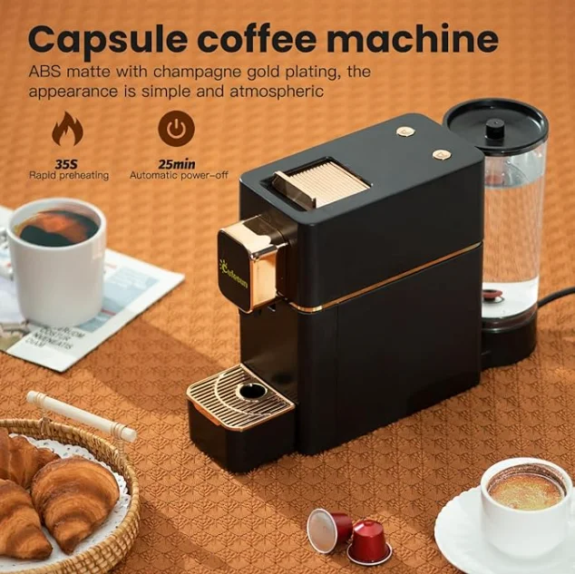 Mini Espresso Coffee Machine for Capsules Compatible with Nespresso Machine Espresso Maker