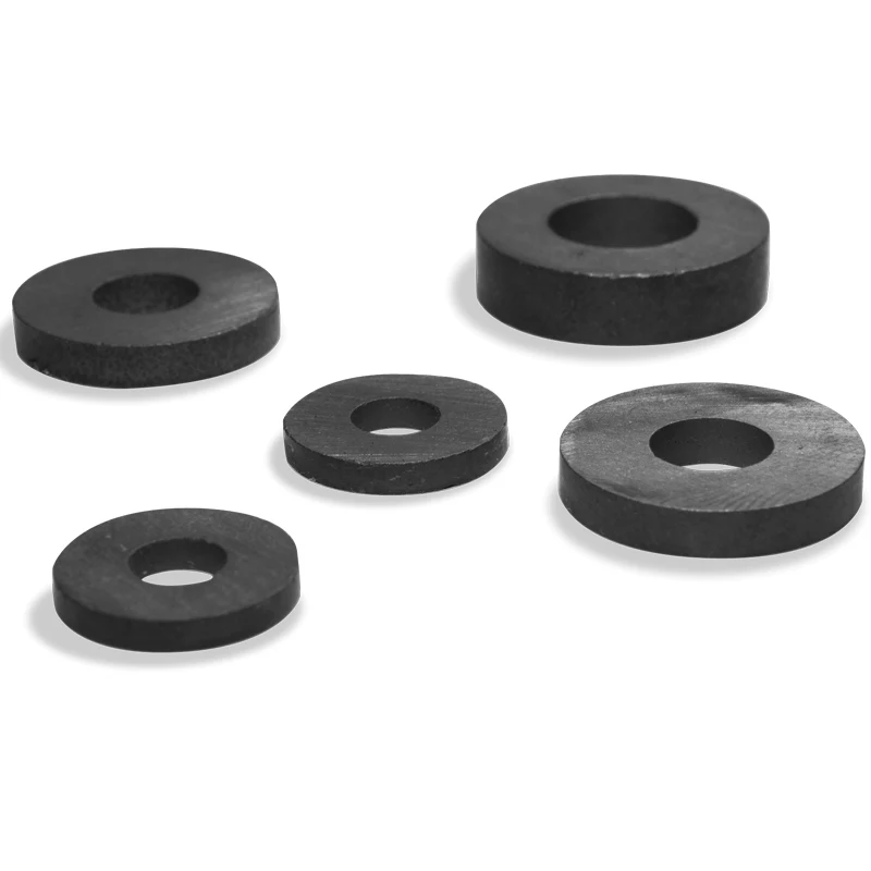 Magnet Manufacturer Custom Ceramic Y38 Y44 Y46 Arc Shape Speaker Magnetized Small Ferrite Ring Magnet For Sale