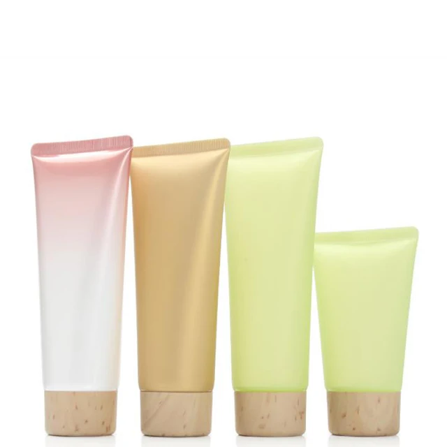 
Empty Custom Plastic Cosmetic Packaging Soft Tube Container For Cream With Sun Screen 