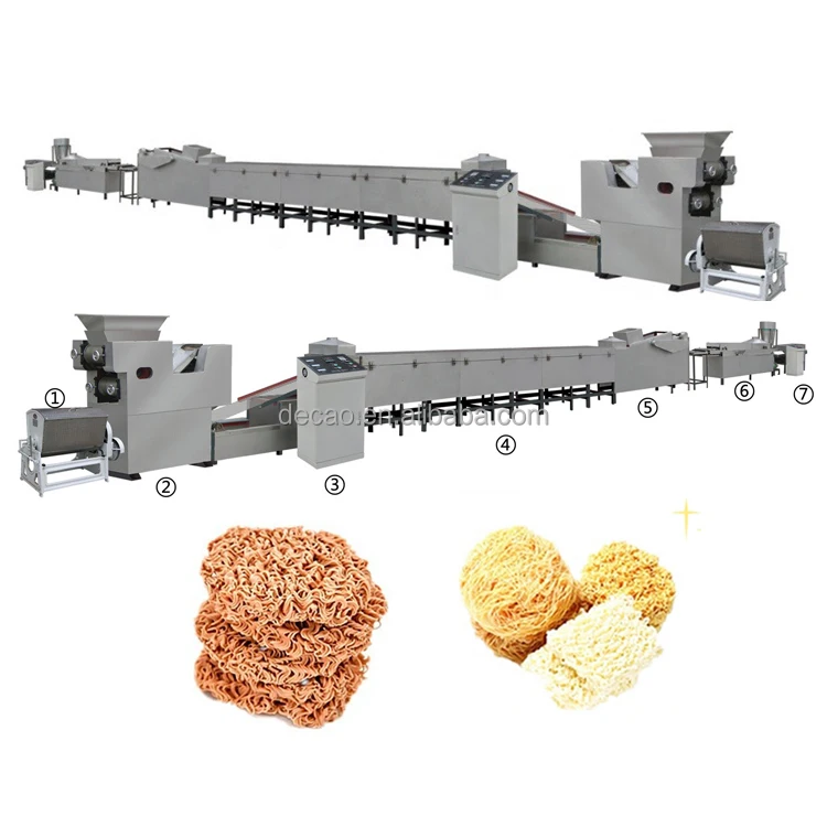 Continuous instant noodle machine scale Profitable business ideas automatic fried production line