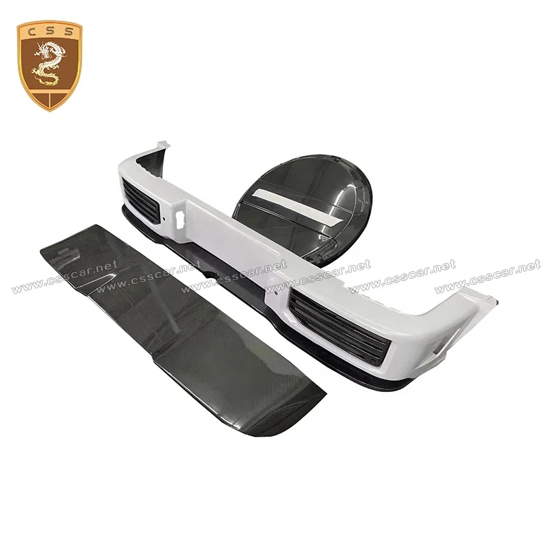 Facelift UBan Style Wide Body Kit For Mercedes Bens G Class W464 Half Carbon Fiber Fender Wheel Arches Front Rear Bumper Bodykit