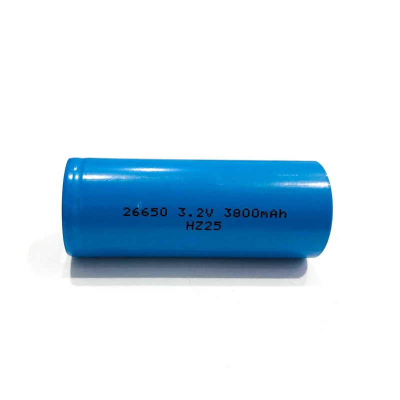 Cylindrical Lifepo4 Cell 26650 3.2V 3800mAh Cordless Drill Rechargeable Battery