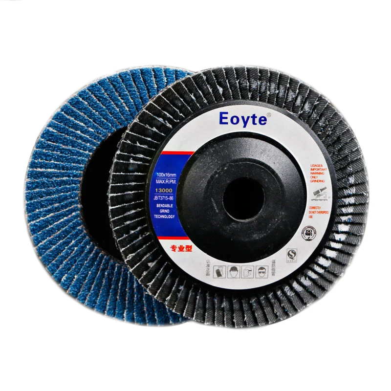 115mm Flap disc, 4.5 inch Abrasive Zirconia Alumina Grinding Wheel for Metal Welding