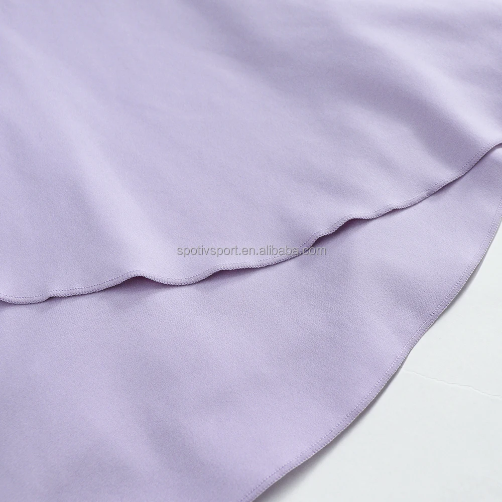 Custom Pure Polyester Dress Skirts Pickleball Jersey Uniform Female Pickleball Clothing Pleated Short Skirt