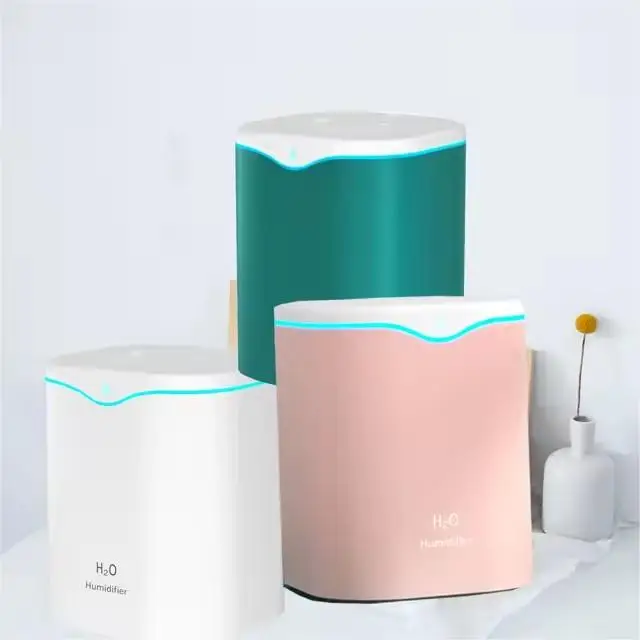 Top Selling Double Spray 2L Large Capacity Silent Ultrasonic USB H2o Portable Humidifier Suitable for Household