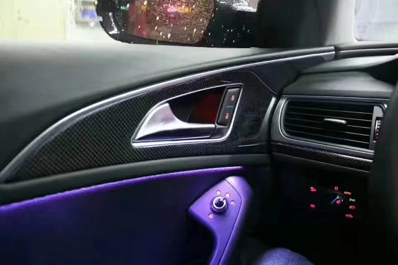 16/32/64 Color RGB Strip Light Car Interior Lights Car Ambient Light For Audi A6 C7 2012-2018
