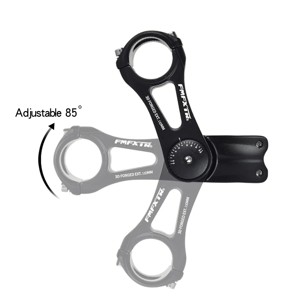 2024 Bicycle handlebar adjustment height 3D forging of MTB stand pipe aluminum alloy Bike stem CNC machining Durable and sturdy