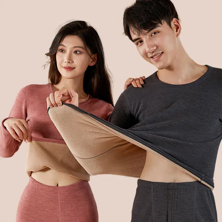 Extreme Cold Weather Long Johns Ultra Heavyweight Thermal Underwear Set for Men and Women Fleece Lined Thicken Thermal underwear
