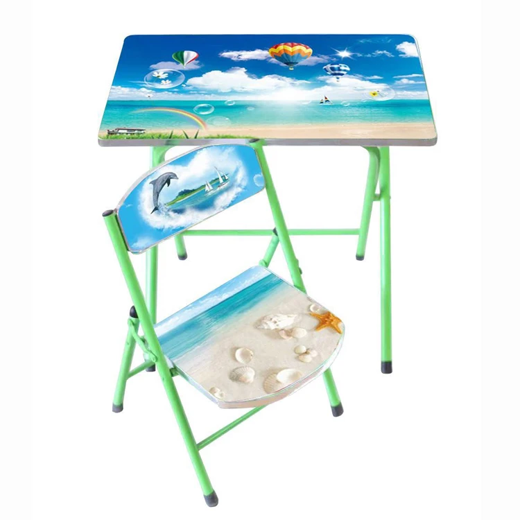preschool children furniture kids study table and chair set for kids