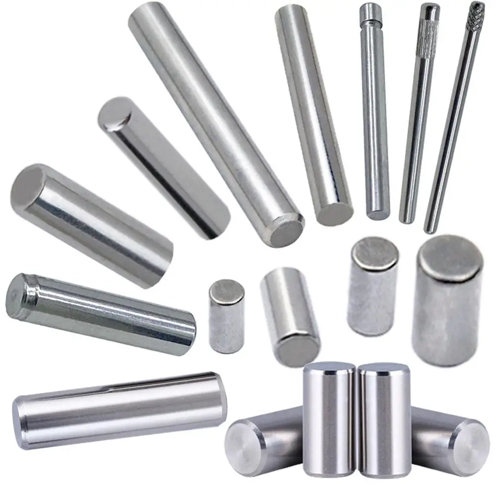Customized Steel Galvanize Stainless Steel A2 A4 Tight Tolerance +/- 0.05 Thread Knurled Dowel Pin