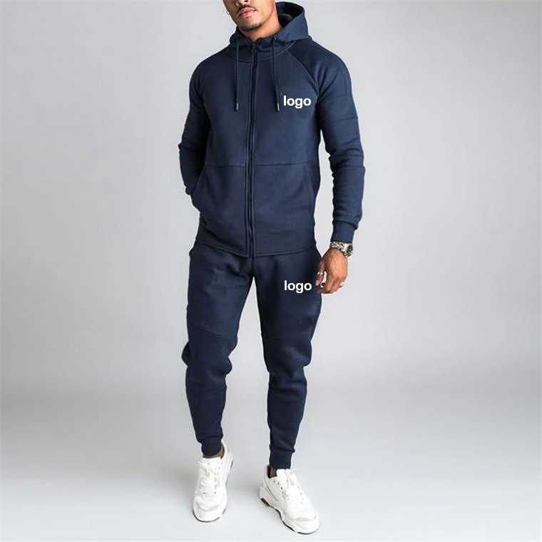high quality track suits men sport tracksuit latest fashion 2 piece men s sweatsuit sets bulk sweat suits custom logo