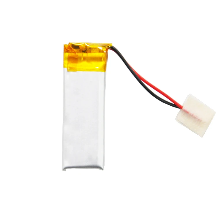 Customized 401230   lithium battery pack 3.7V  100mAh adding plates and wires for  401230 battery with high quality