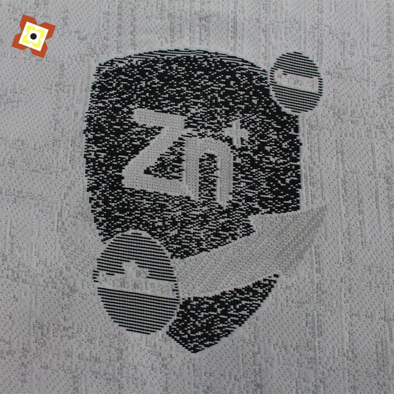 100% polyester jacquard fabric home textile functional cold silk knitted mattress pillow cloth fabric with delicate patterns