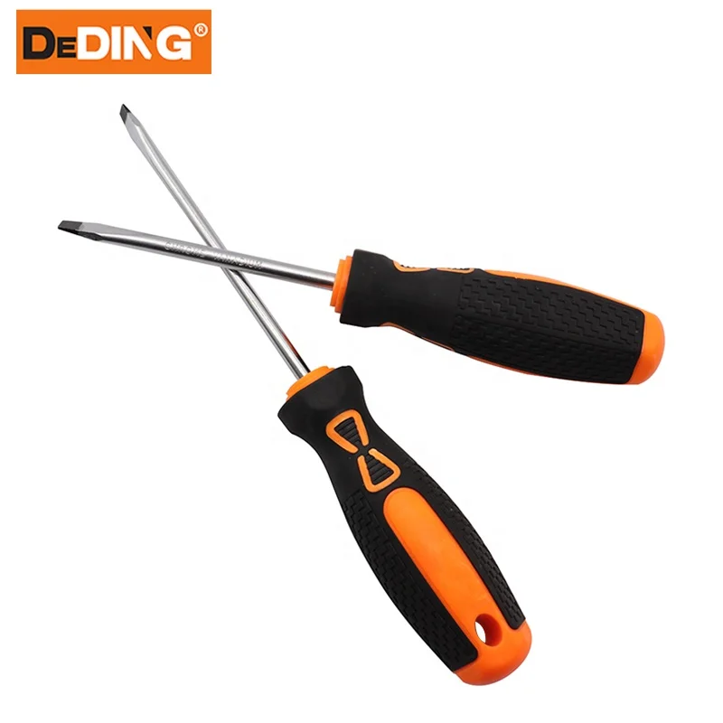 Construction tools TPR handle precision screwdriver electroplating treatment steel magnetic screwdriver