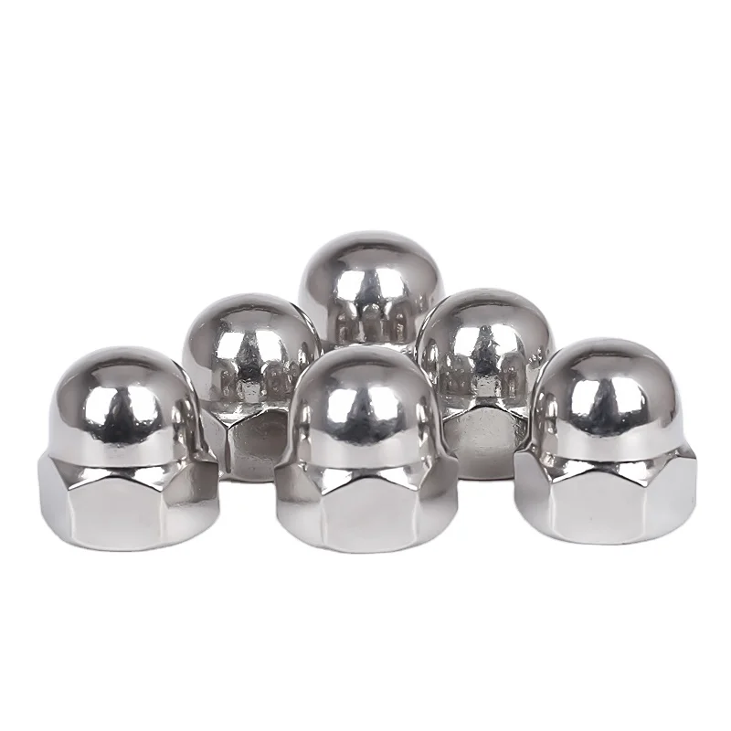 Stainless Steel  Hex Domed Nuts DIN 1587 Hexagon Dome Cap Nut