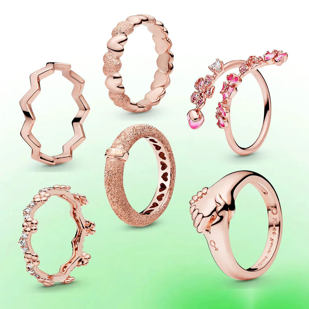 Новейшее Золотое кольцо el mas nuevo anillo de Plata Ley 925 chapado en oro 18 quilates anillos moda para mujer joyeria